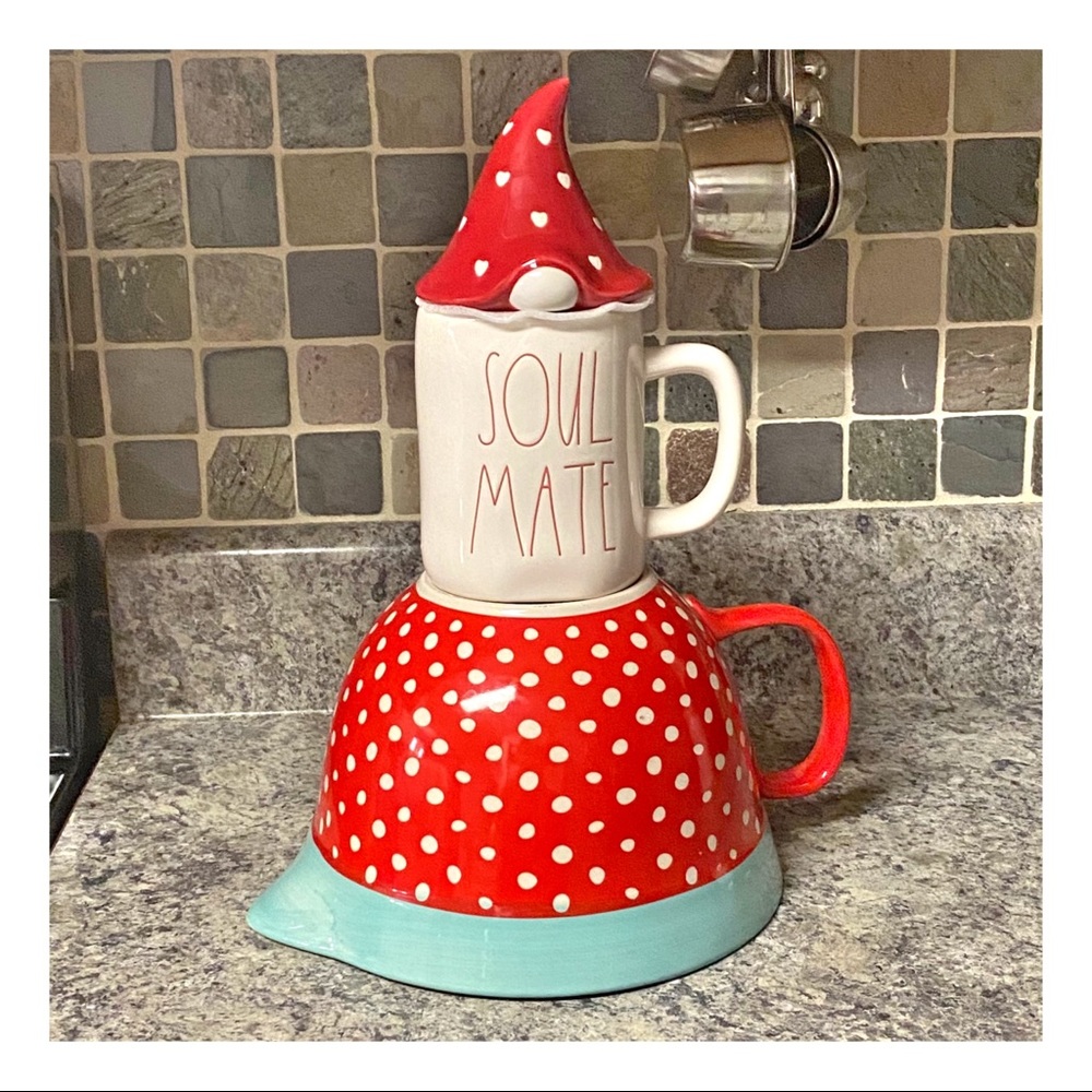 Rae Dunn Soul Mate Topper Mug Valentines